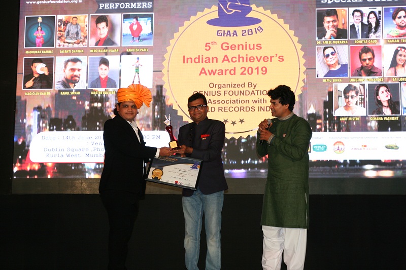  MANISH PATIL – SOCIAL GENIUS OF THE YEAR