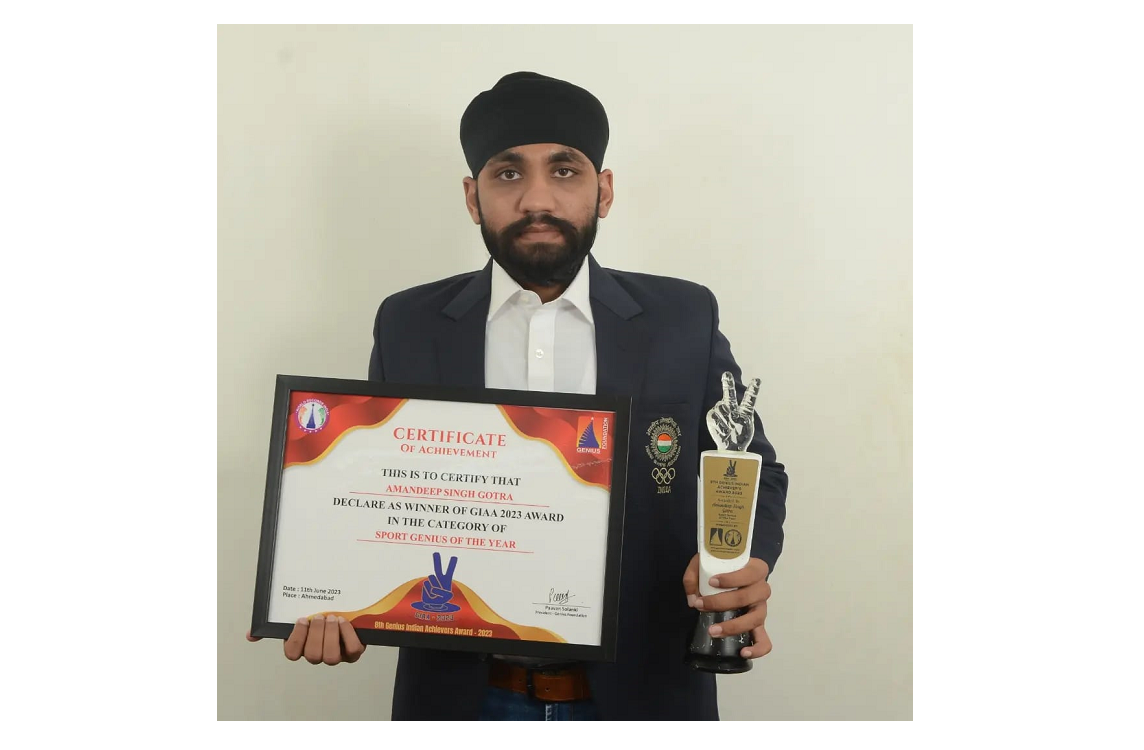  AMANDEEP SINGH GOTRA – SPORT GENIUS OF THE YEAR 2023