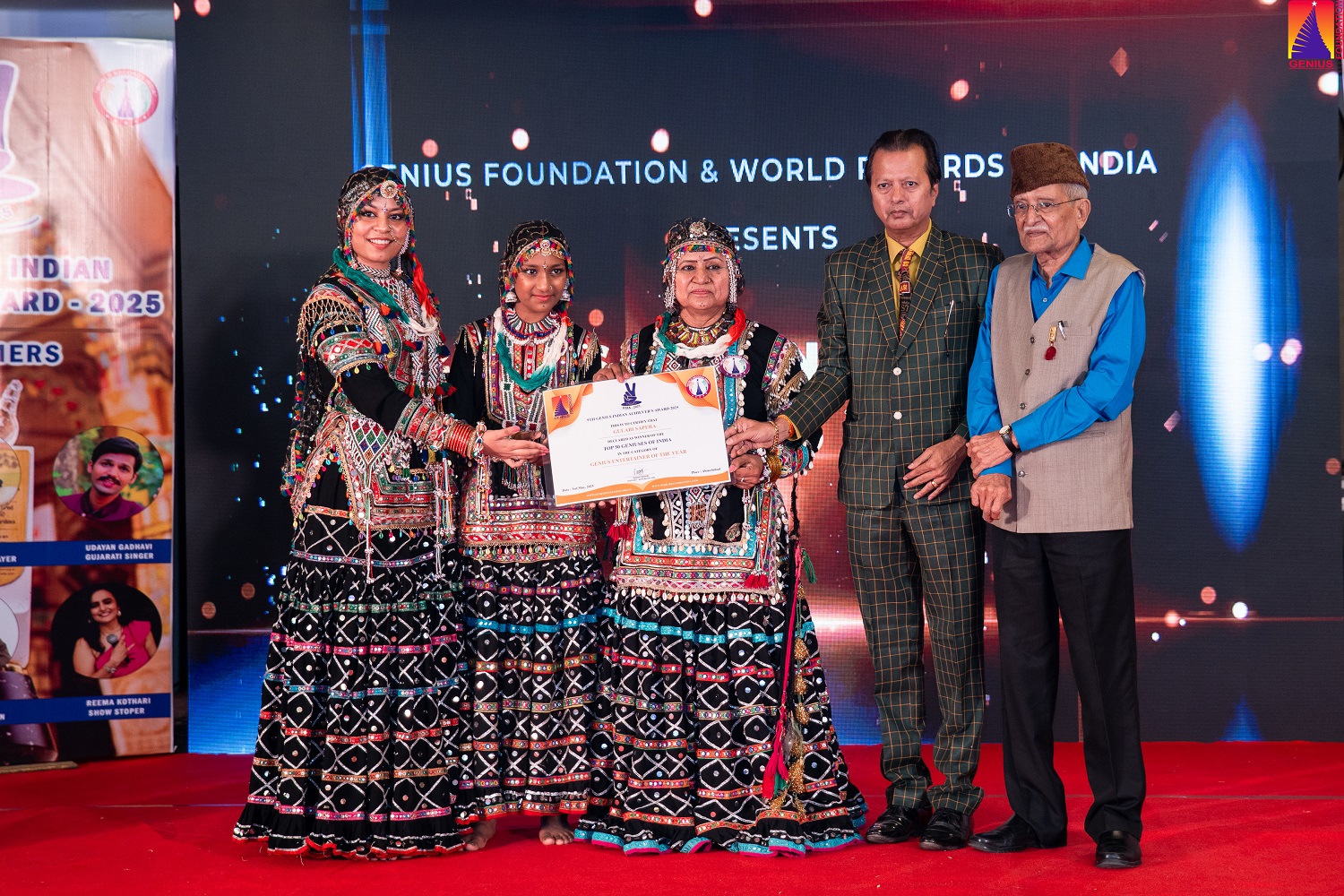  PADMASHREE GULABI SAPERA – LIFE TIME ACHIEVEMENT AWARD 2025