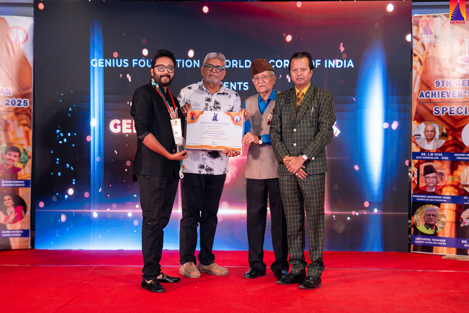  SHOBIT SINHA – MASTER WRITER OF ALL GENRES AWARD 2025