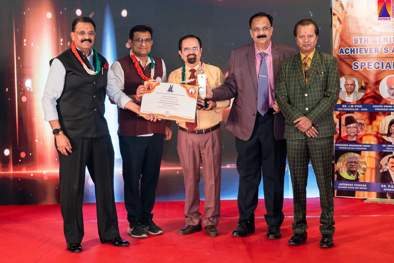  JIGNESH BORISAGAR – INNOVATIVE TEACHING AWARD