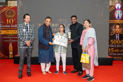  Drashti Dipak Shah – Young Inspirational Artist of the Year – GIAA 2026